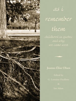 cover image of As I Remember Them
